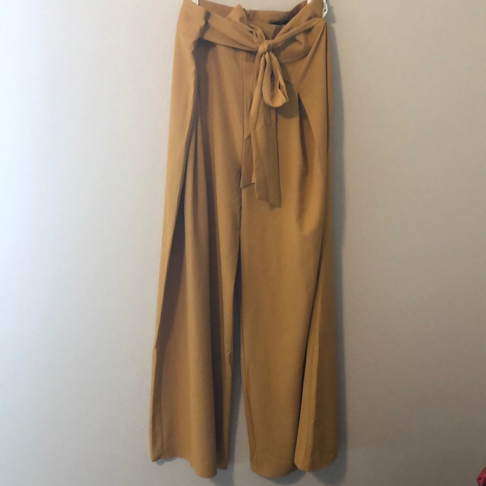 Mustard yellow pants